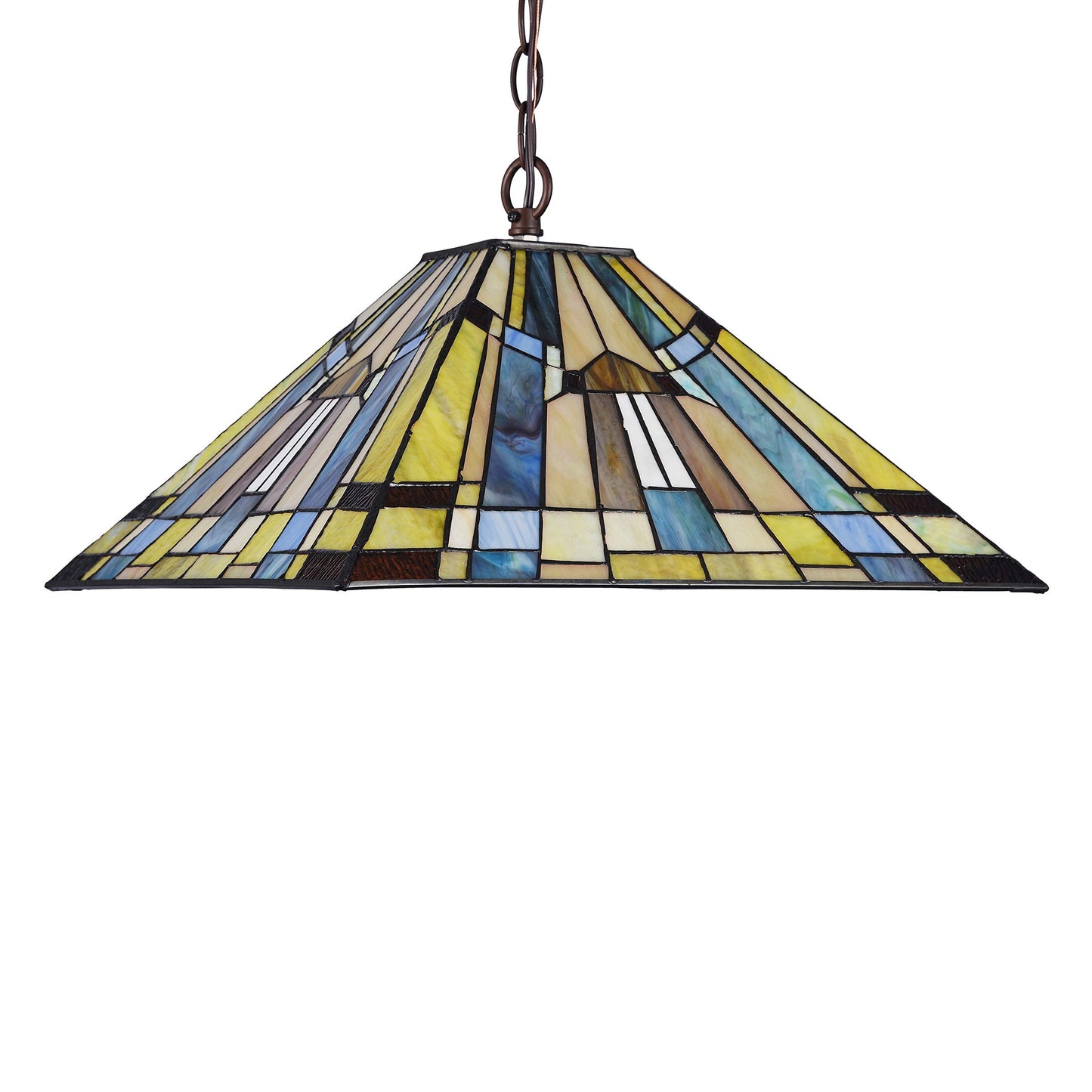 Chloe Lighting Pendant Light, Model CH33293MS16-DH2, Multi-Colored Design