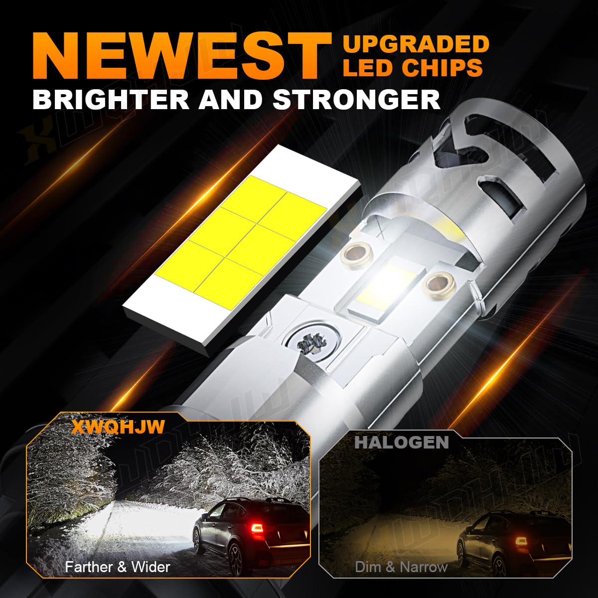XWQHJW H11B Light Bulbs for Kia/Hyundai, 32000 Lumens, Low Beam/Fog Lights, 2-Pack